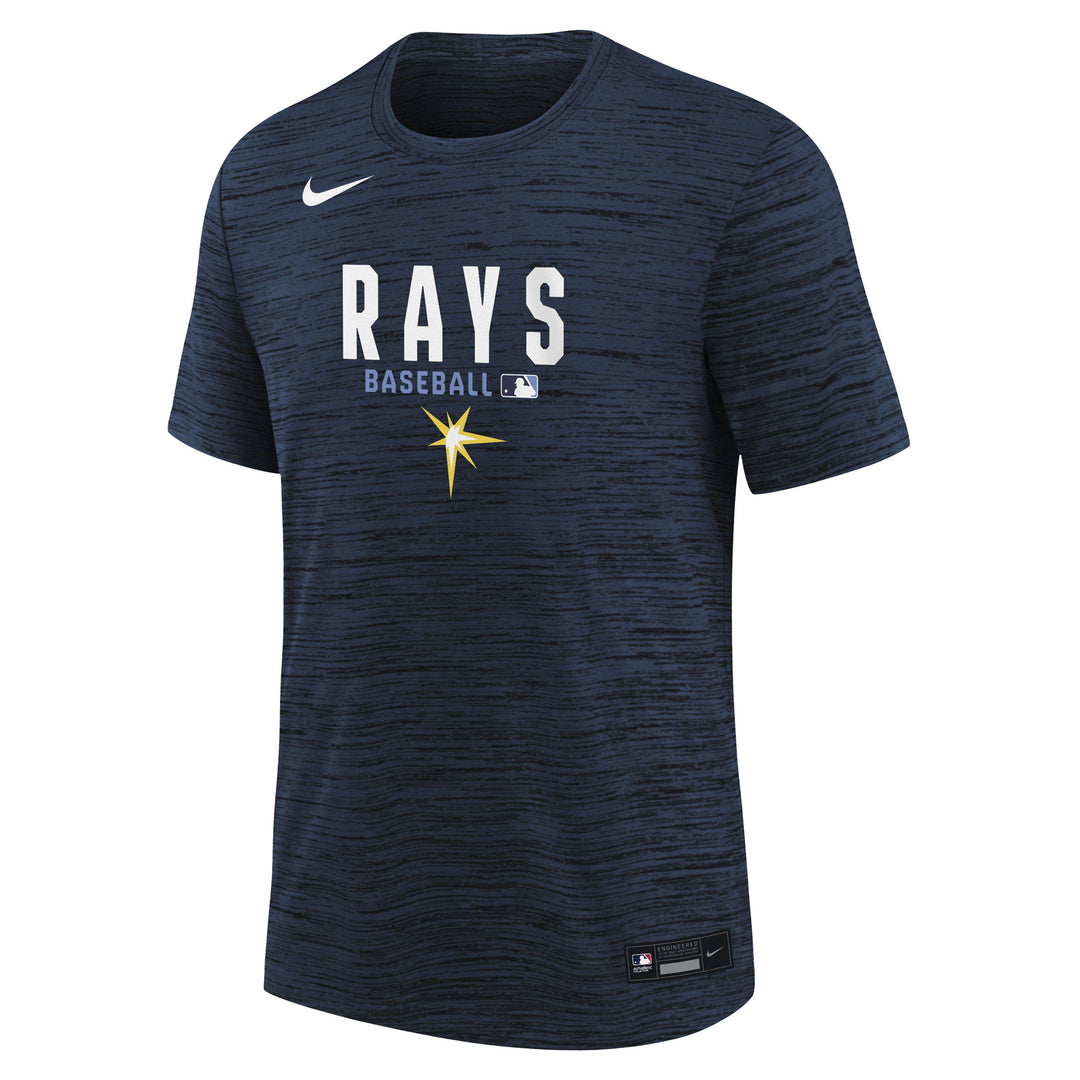 Rays Youth Nike Navy Burst Dri-Fit T-Shirt