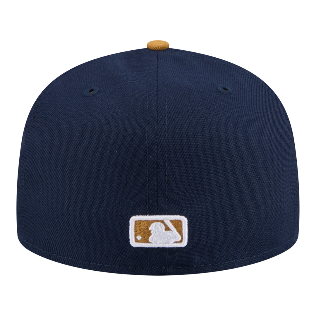 Rays New Era Navy Tan TB 59Fifty Fitted Hat
