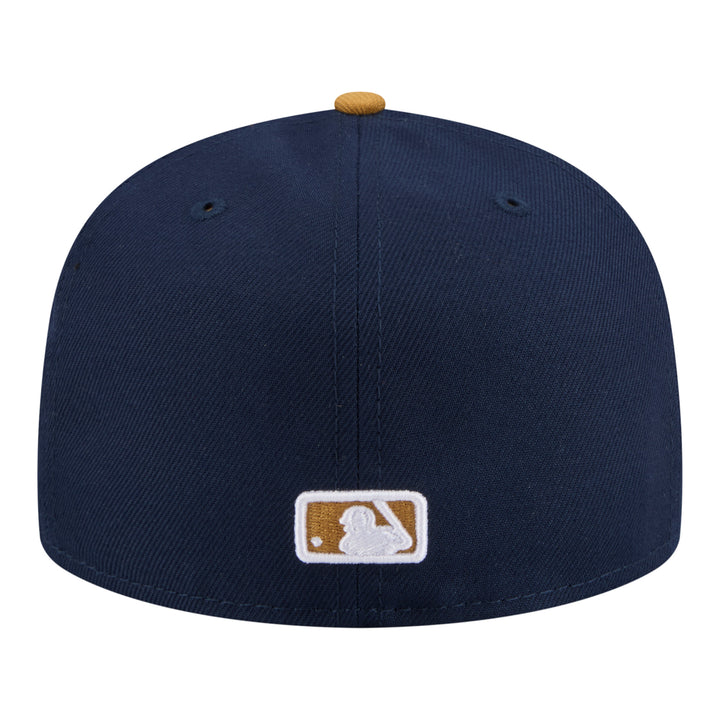 Rays New Era Navy Tan TB 59Fifty Fitted Hat