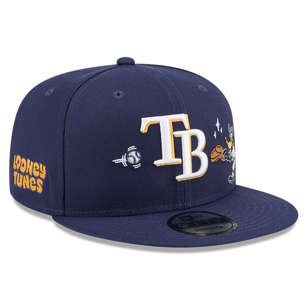 Rays New Era Navy Looney Tunes Daffy Duck 9Fifty Snapback Hat