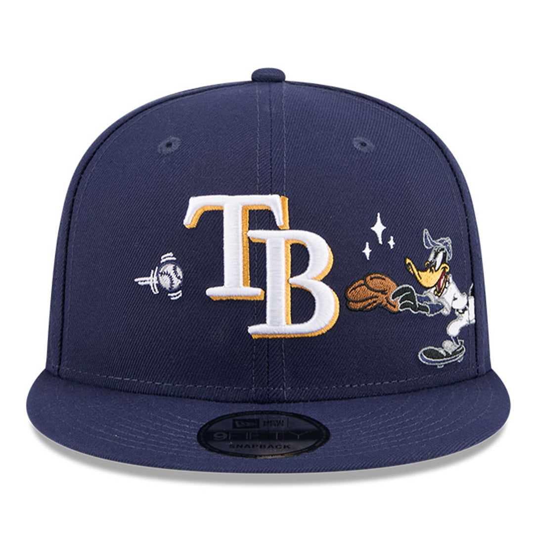 Rays New Era Navy Looney Tunes Daffy Duck 9Fifty Snapback Hat
