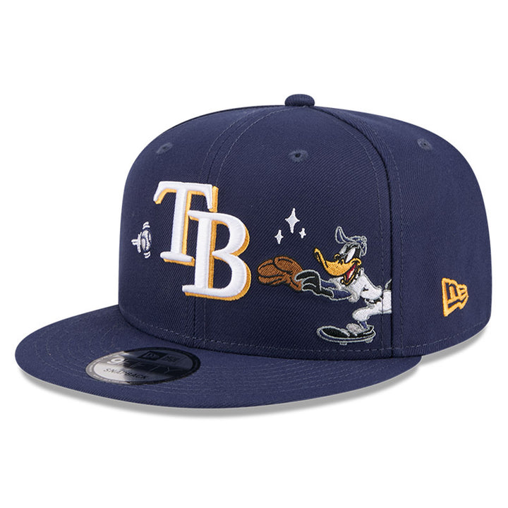 Rays New Era Navy Looney Tunes Daffy Duck 9Fifty Snapback Hat