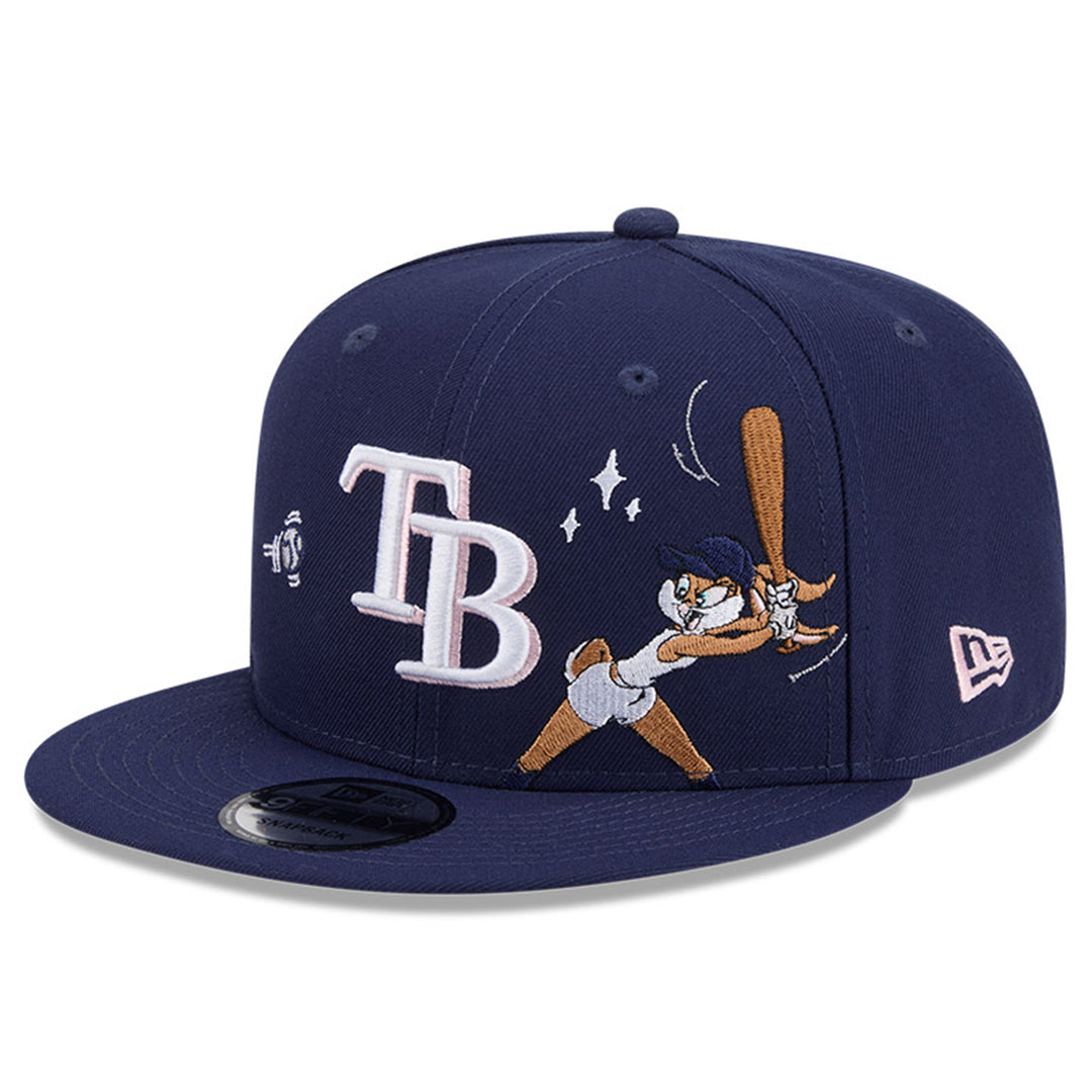 Rays New Era Navy Looney Tunes Lola Bunny 9Fifty Snapback Hat