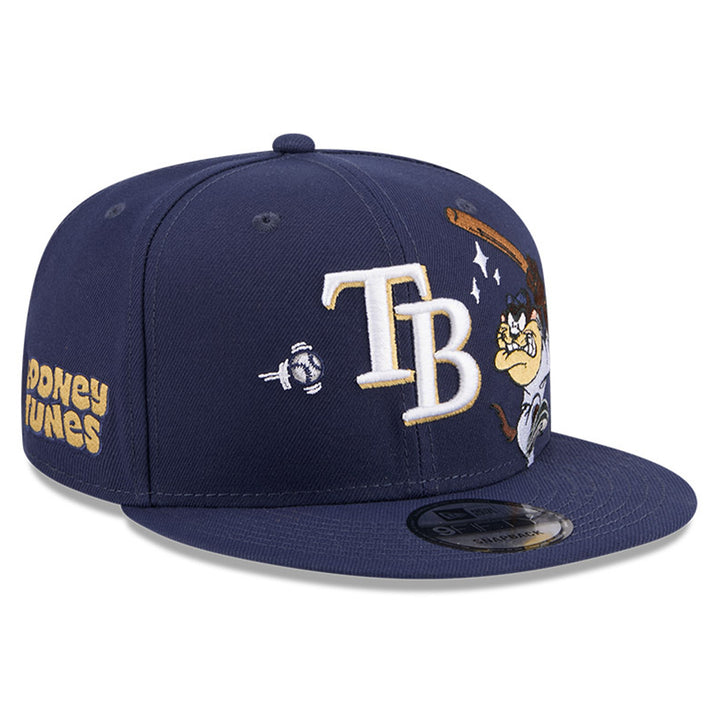 Rays New Era Navy Looney Tunes Tasmanian Devil 9Fifty Snapback Hat