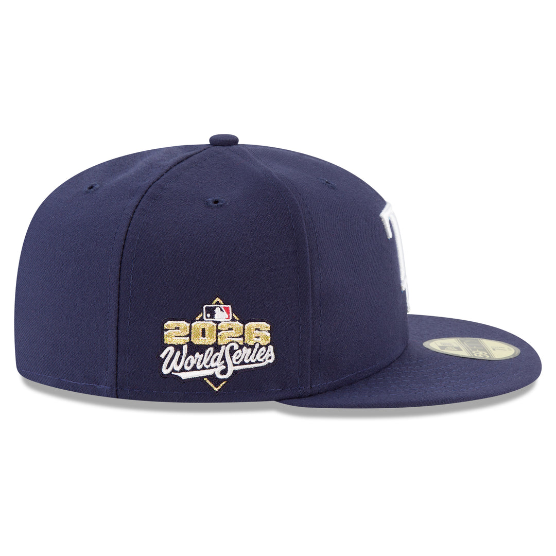 Rays New Era Navy 2026 World Series TB 59Fifty Fitted Hat