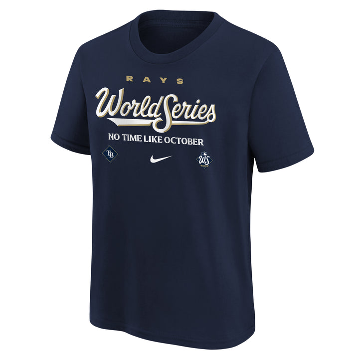 Rays Nike Youth Navy 2026 World Series Cotton T-Shirt