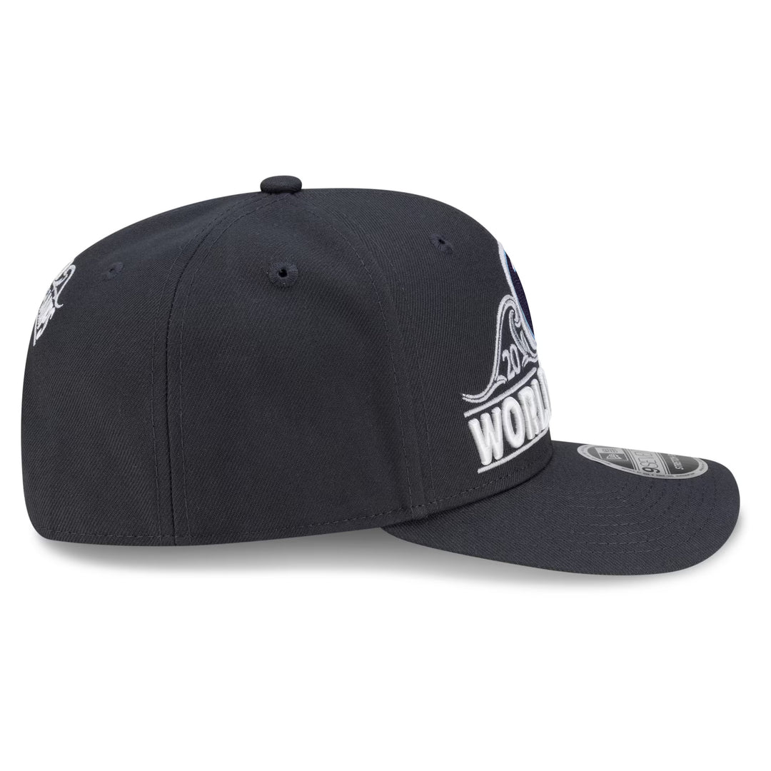 Rays New Era Charcoal 2026 American League Champions Locker Room 9Seventy Stretch Snap Adjustable Hat