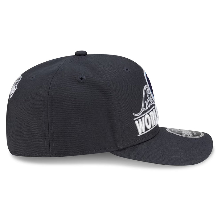 Rays New Era Charcoal 2026 American League Champions Locker Room 9Seventy Stretch Snap Adjustable Hat