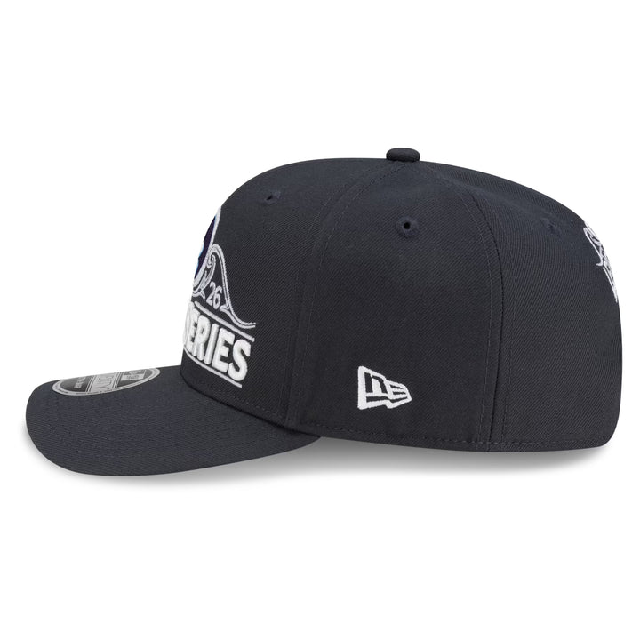 Rays New Era Charcoal 2026 American League Champions Locker Room 9Seventy Stretch Snap Adjustable Hat