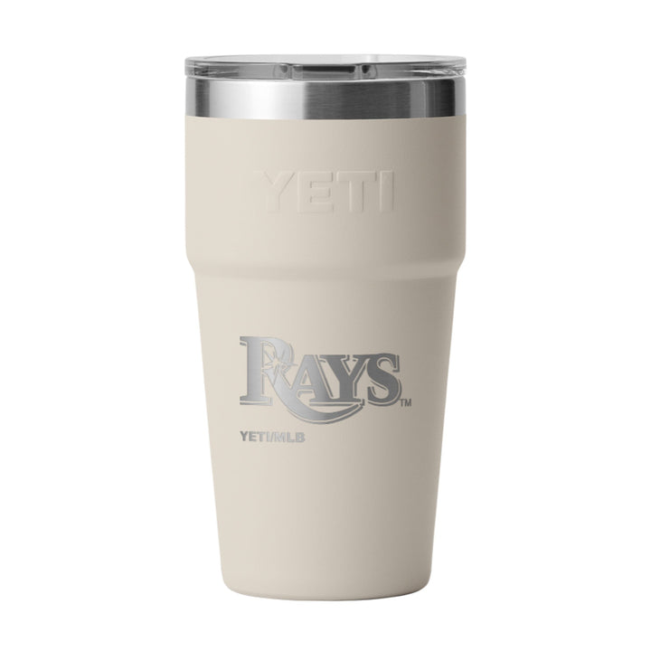 Rays YETI Rambler 20 oz Tan Stackable Cup