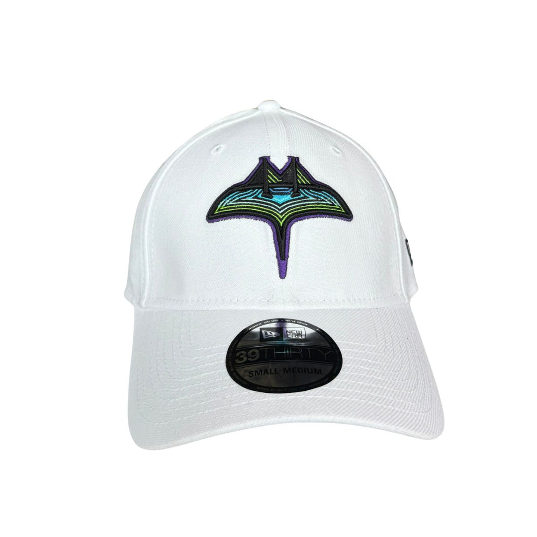 Rays New Era White City Connect SkyRay 39Thirty Flex Fit Hat