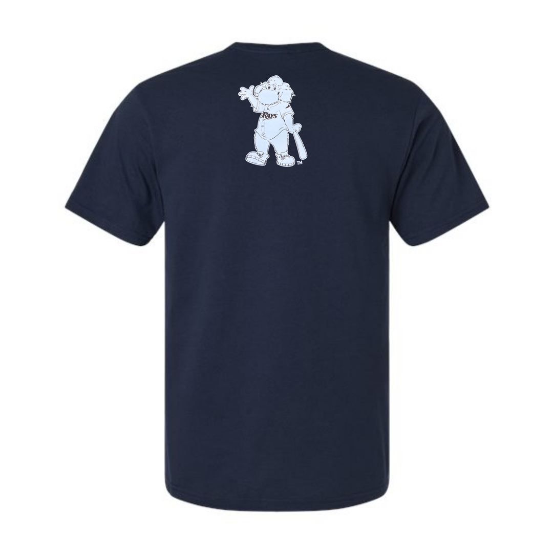 Rays Youth Baseballism Navy Raymond Pocket T-Shirt