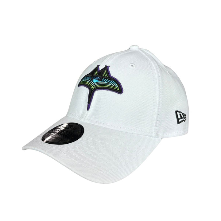 Rays New Era White City Connect SkyRay 39Thirty Flex Fit Hat