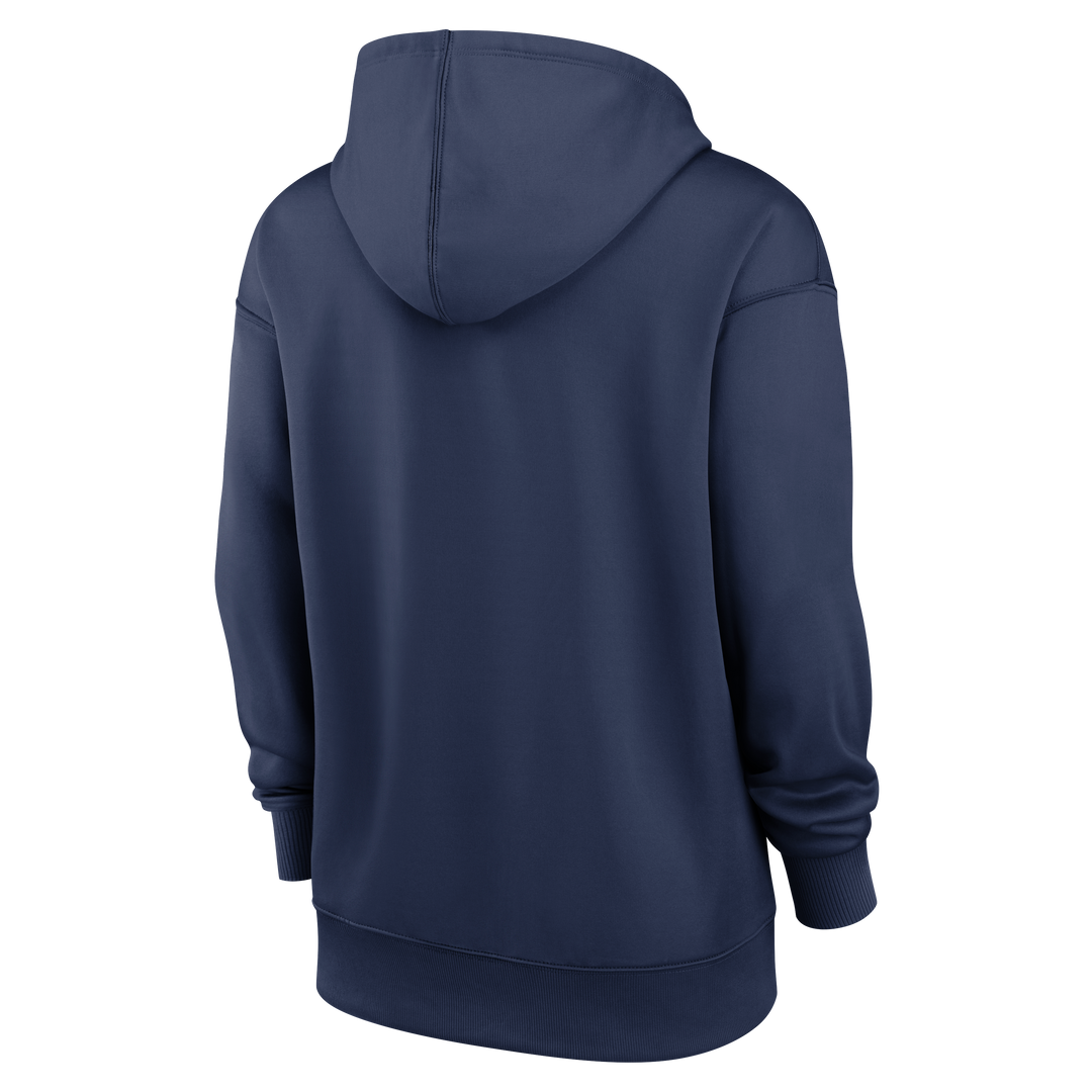 Rays Women's Nike 2026 Navy Authentic Collection Burst Therma Hoodie
