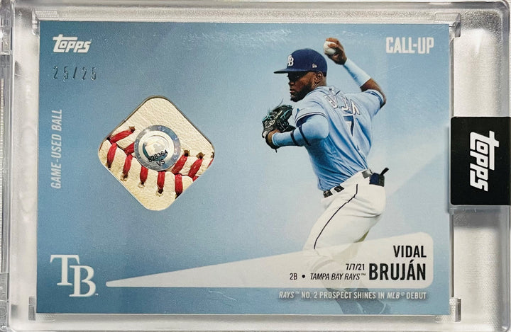 RAYS VIDAL BRUJAN TOPPS BASEBALL RELIC CARD (/25)