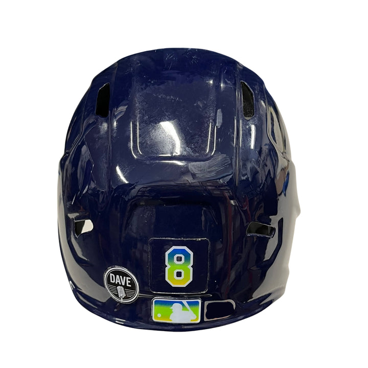 Rays Brandon Lowe Team Issued Autographed Devil Rays Batting Helmet