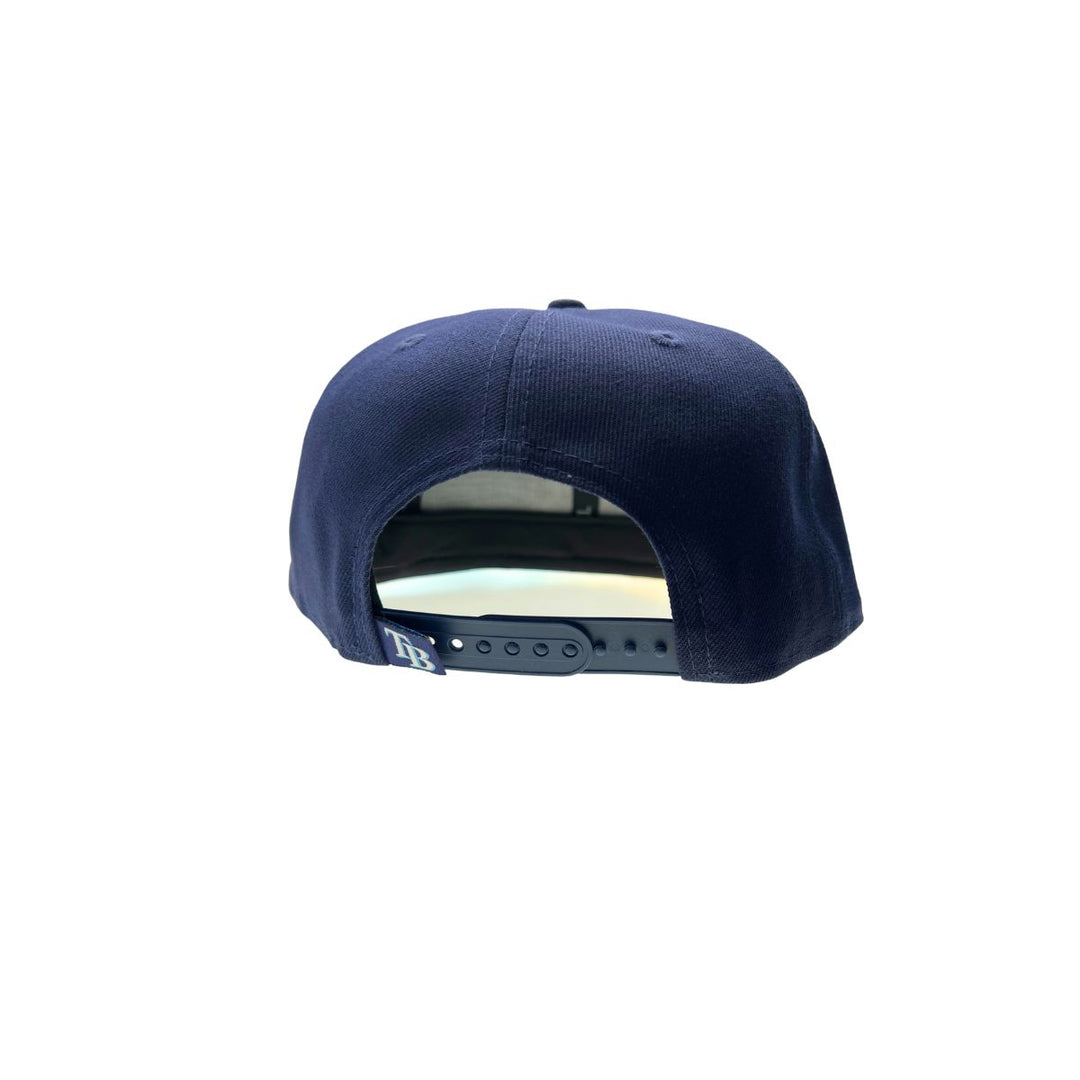 Rays New Era Navy 25th Anniversary All Logos 9Fifty Snapback Hat