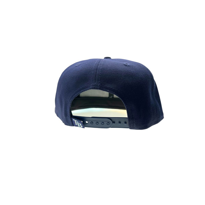 Rays New Era Navy 25th Anniversary All Logos 9Fifty Snapback Hat