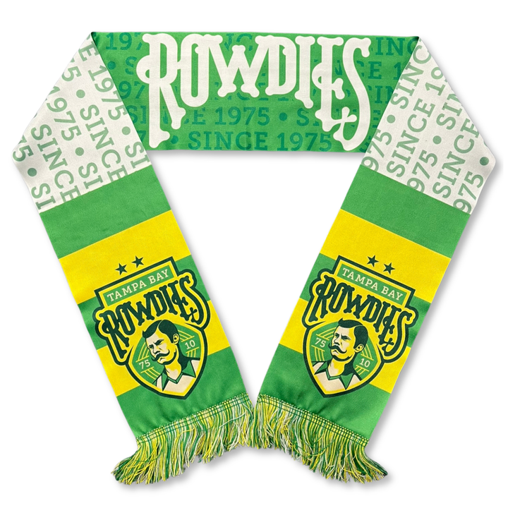 Rowdies Green White Since 1975 Scarf