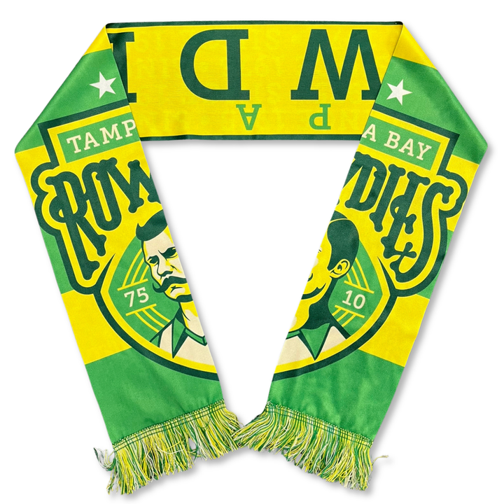 Rowdies Yellow Tampa Bay Scarf