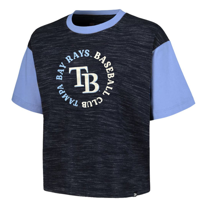 Rays Women's New Era Space Dye TB Circle T-Shirt