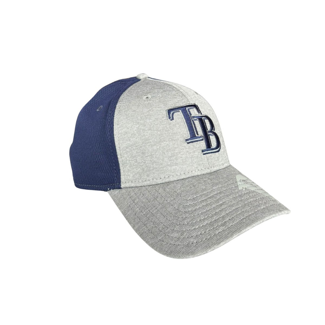 Rays New Era Grey Navy TB 39Thirty Flex Fit Hat