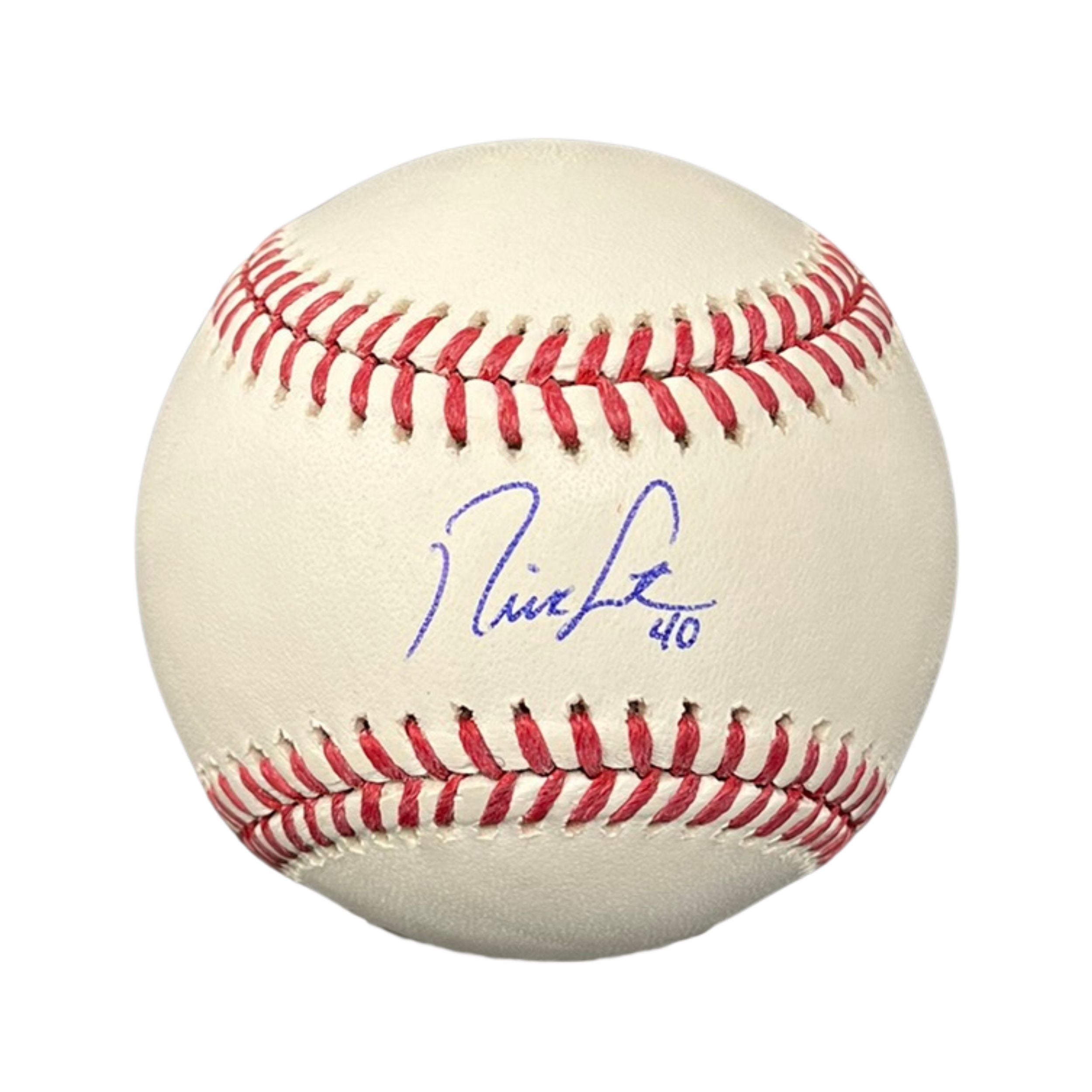 Rays Nick Fortes Autographed City Connect Official MLB Baseball