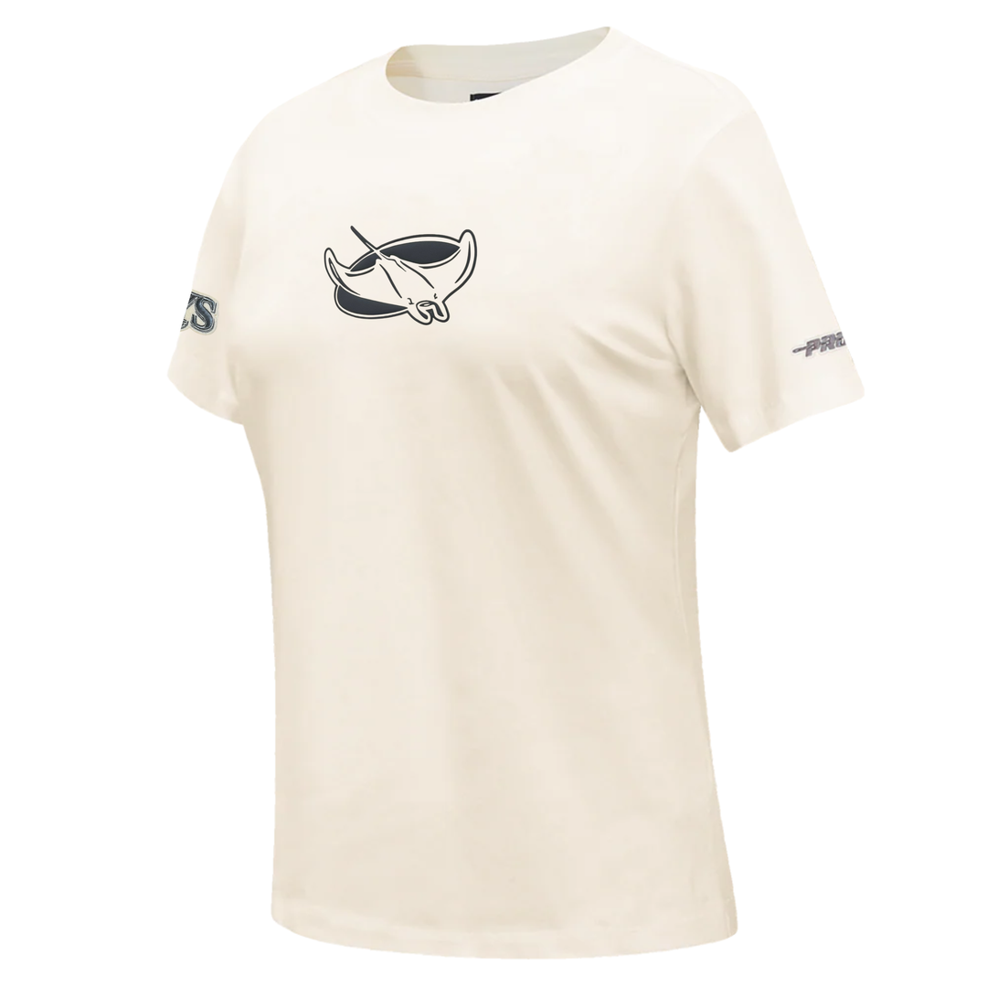 Rays Women's Pro Standard Cream Alt Street Team T-Shirt
