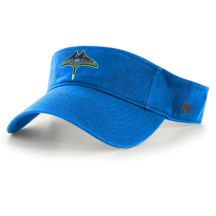 Rays '47 Brand Blue City Connect Skyray Visor Hat
