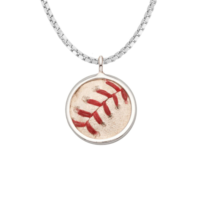 Rays Game Used Baseball Pendant Necklace