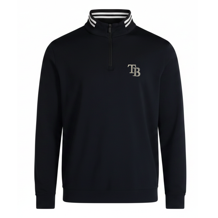 Rays Men's Redvanly TB Black Loma 1/4 Zip Jacket