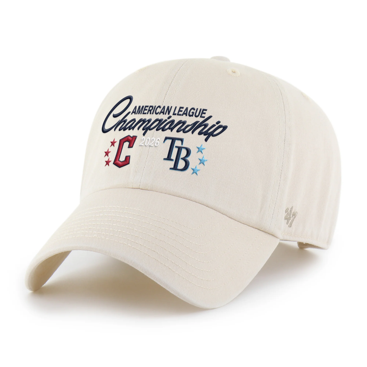 Rays Tan 47' Brand ALCS Dueling Teams 2026 Postseason Clean Up Adjustable Hat