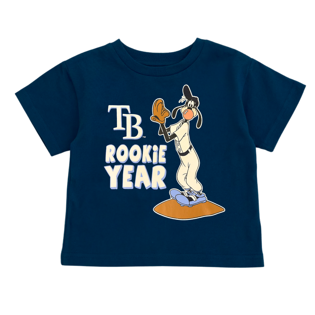 Rays Toddler Navy Grey Goofy Rookie Year 2 Piece Set