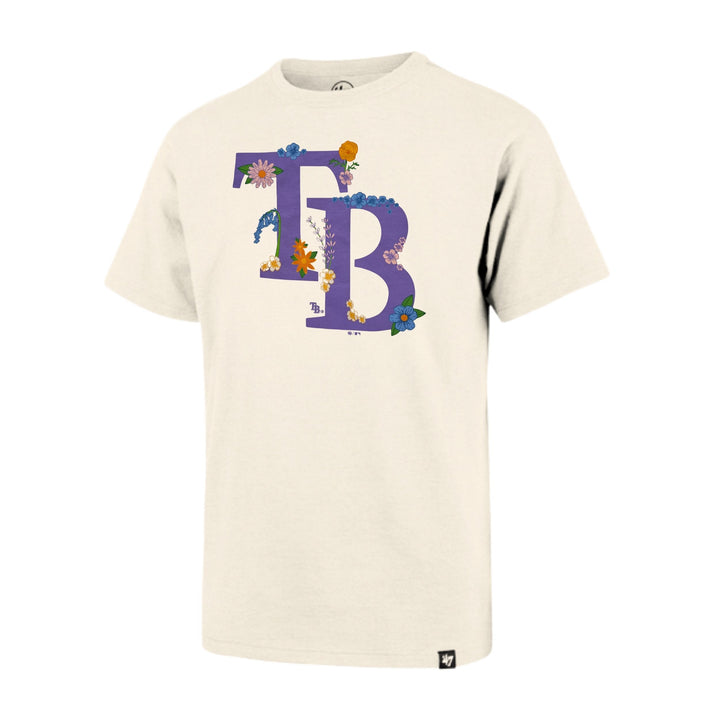 Rays Youth '47 Brand White TB Floral T-Shirt