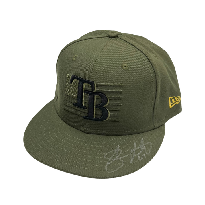 Rays Shawn Armstrong Team Issued Armed Forces Day Hat