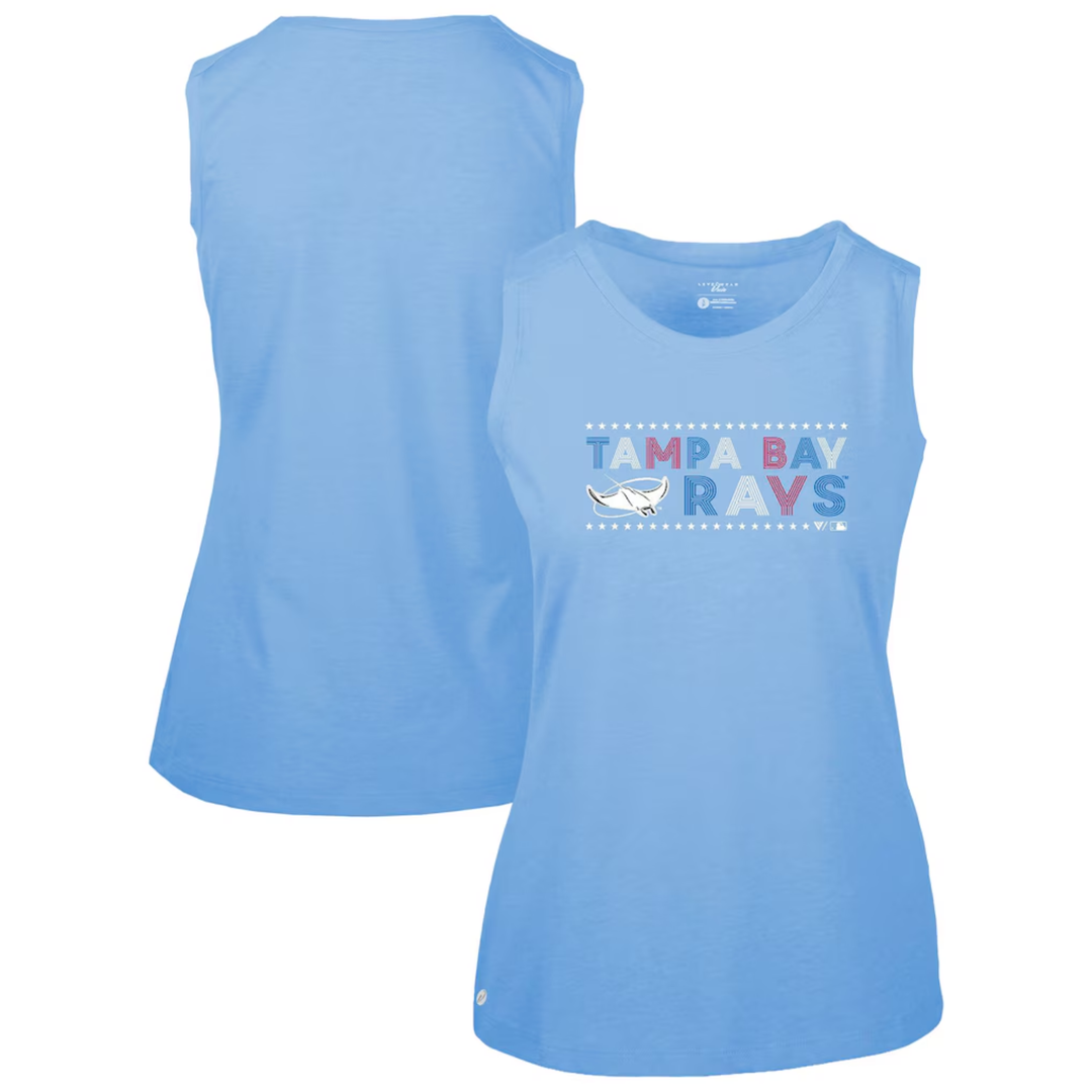Rays Women's Levelwear Blue Star Spangled Tank