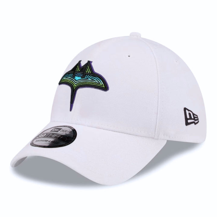 Rays New Era White City Connect SkyRay 39Thirty Flex Fit Hat