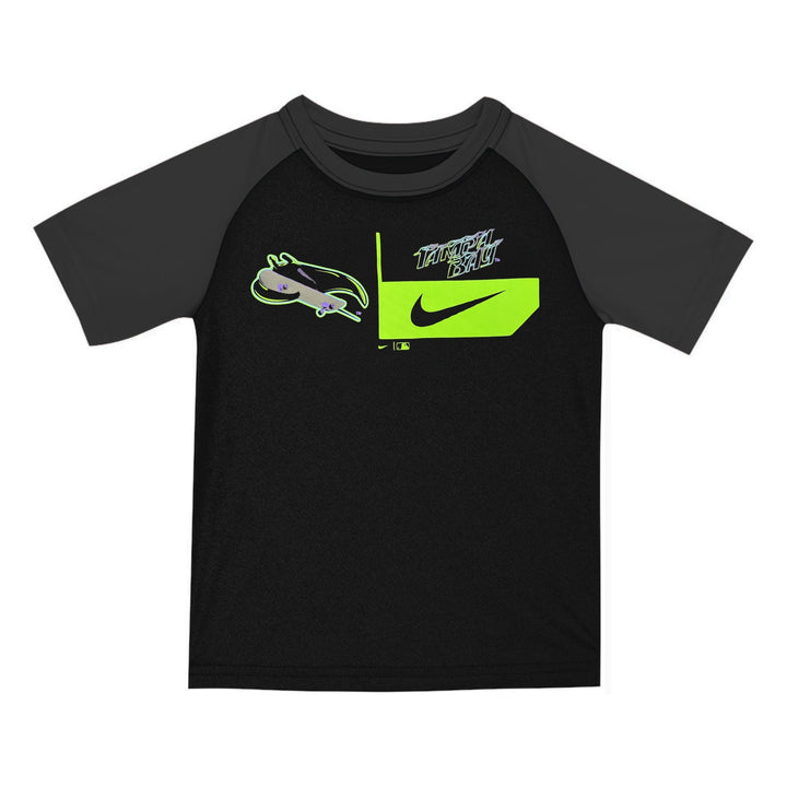 Rays Nike Toddler Black City Connect Skateray 2 Piece Set
