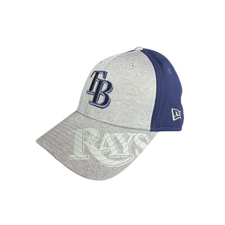 Rays New Era Grey Navy TB 39Thirty Flex Fit Hat