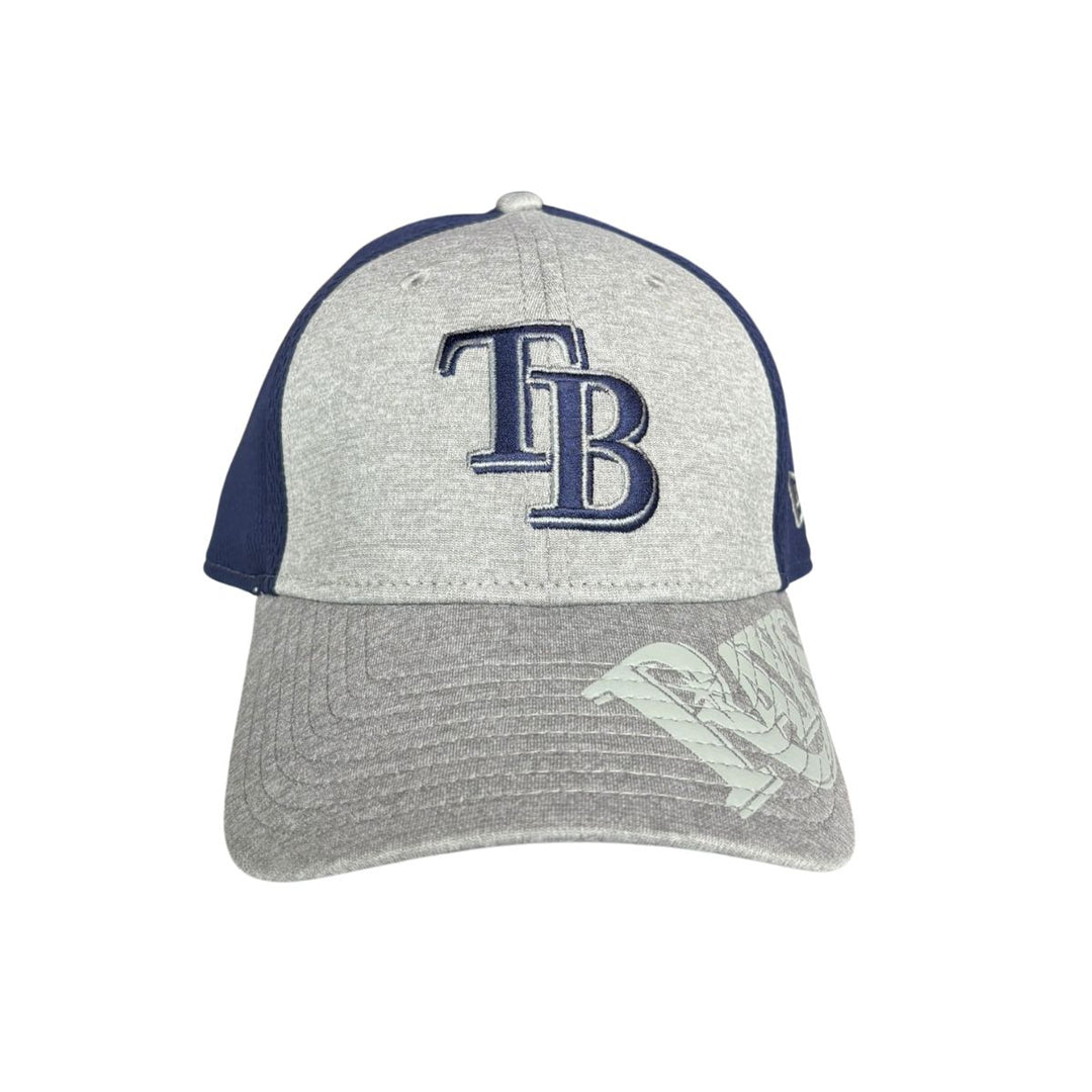 Rays New Era Grey Navy TB 39Thirty Flex Fit Hat