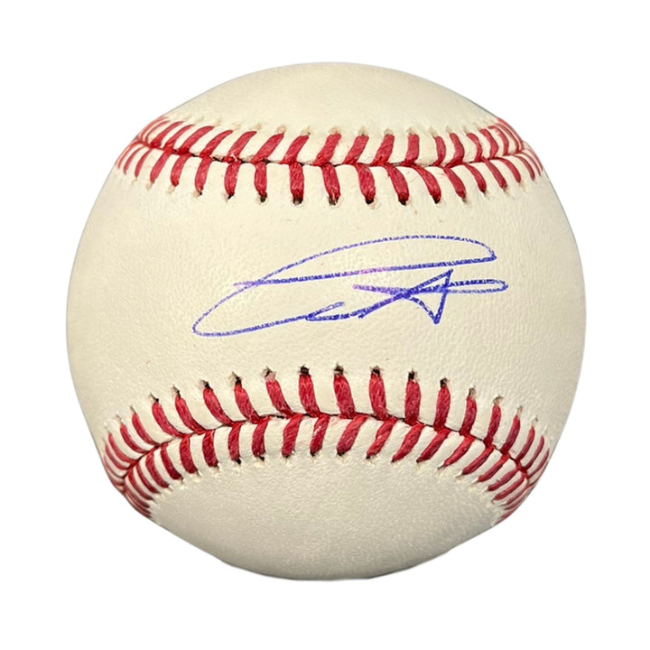 Rays Carson Williams Autographed City Connect Official MLB Baseball
