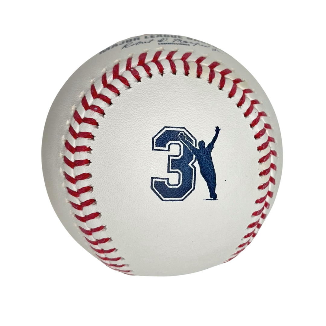 Rays Evan Longoria Legacy Weekend Commemorative 3 Autographed Official MLB Baseball