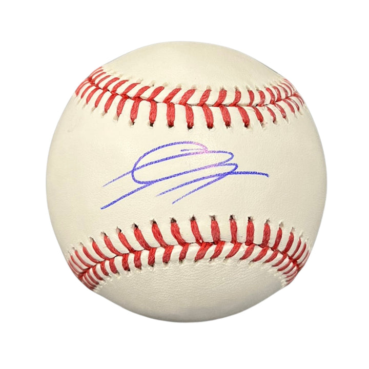 Rays Gavin Lux Autographed City Connect Official MLB Baseball