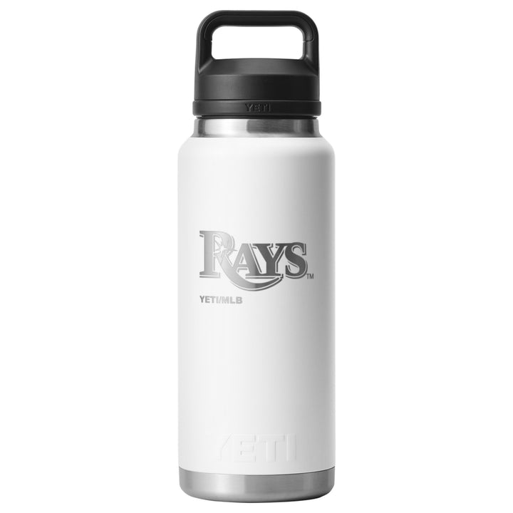 Rays YETI Rambler 36 oz White Chug Cap Water Bottle