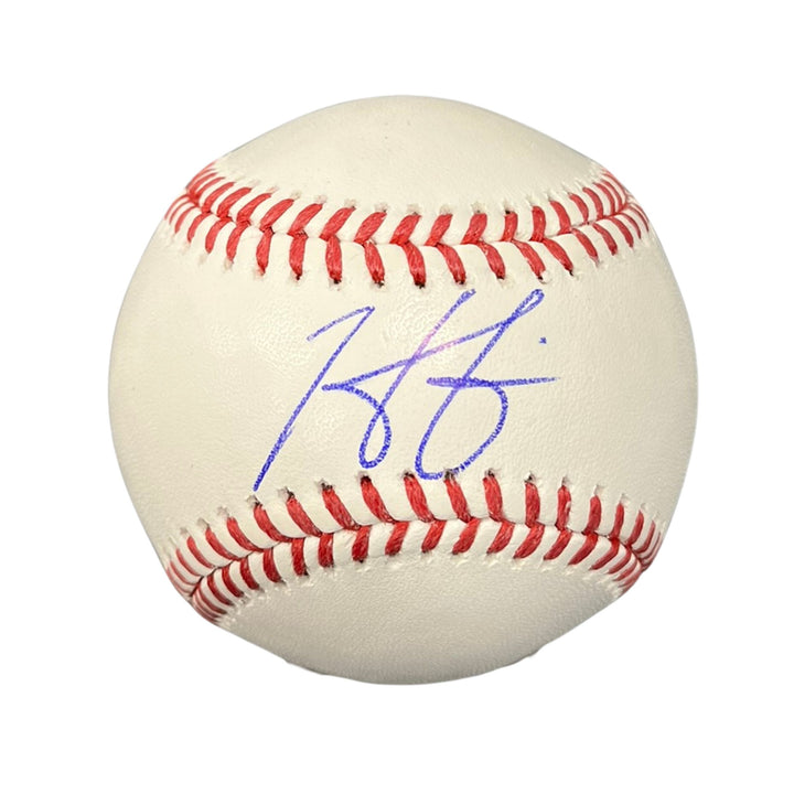 Rays Hunter Feduccia Autographed City Connect Official MLB Baseball