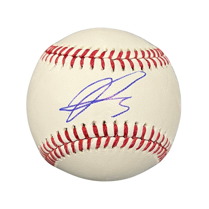 Rays Jadher Areinamo Autographed City Connect Official MLB Baseball