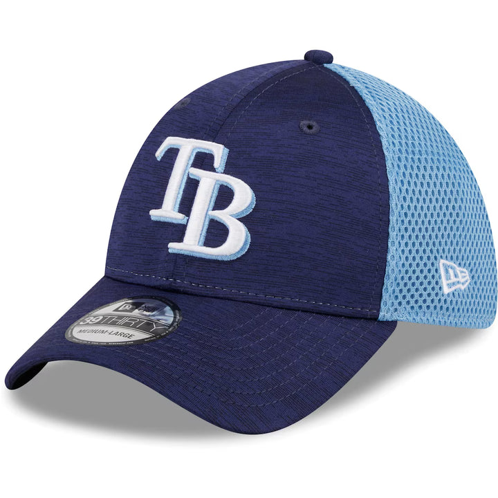 Rays New Era Navy Light Blue Neo TB Mesh 39Thirty Hat