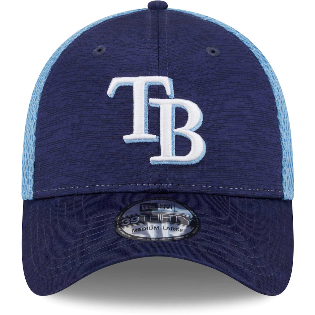 Rays New Era Navy Light Blue Neo TB Mesh 39Thirty Hat
