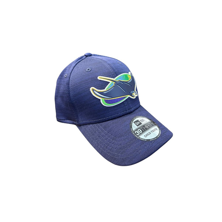 Rays Child Youth New Era Navy Alt Clubhouse 39Thirty Flex Fit Hat