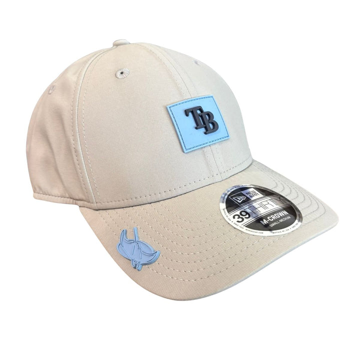 Rays New Era Grey TB 2026 Clubhouse 39Thirty M-Crown Flex Fit Hat